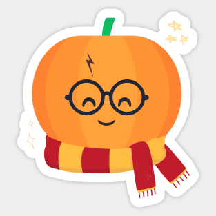 Pumpkin Wizard Sticker